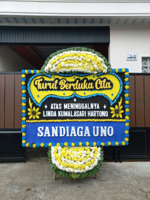 Papan Bunga Duka di Tirtomartani